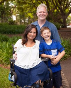 Pauline Aughe and family