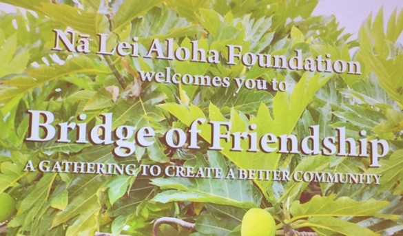 Photo of Na Lei Aloha Foundation Welcome sign
