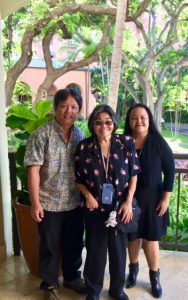 Photo of Tom, Val, and Roxanne at Weinberg Foundation Luncheon