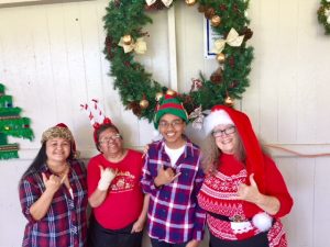 Photo of Roxanne, Gail, Ray, and Emily