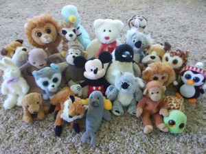 Photo of various stuffed animals