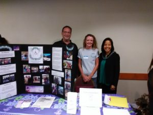 Photo of Brian and Kathleen with Leah Belmonte from the Governor's office