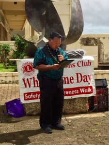 Photo of Mayor Arakawa reading Proclamation