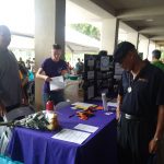 Photo of Brian and Kathleen working the AILH table