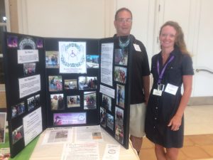 Photo of Brian and Kathleen at Caregivers conference