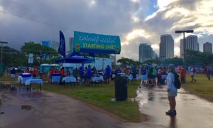 Photo of Oahu Charity Walk starting line